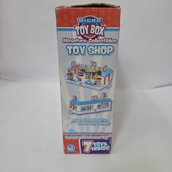 Micro Toy Box Toy Shop Playset – Collectible Mini Figures - 7 Toys- Display Play - Picture 3 of 6